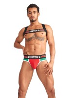 Mister B Urban Club Harness X-Back Striped Red