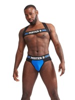 Mister B Urban Club Harness X-Back Striped Blue