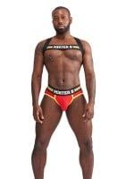 Mister B Urban Club Harness X-Back Striped Yellow