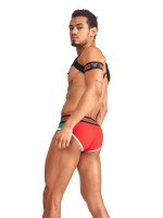 Mister B Urban Club Biceps Bands Striped Red