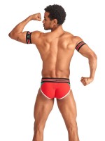 Mister B Urban Club Biceps Bands Striped Red