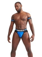 Mister B Urban Club Biceps Bands Striped Blue