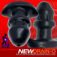 Oxballs Drain-O Flow-Thru Butt Plug Large