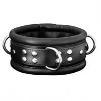 Slave4master Supreme Leather Collar Red