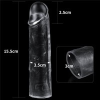 Návlek na penis Lovetoy Flawless Clear Add 1″