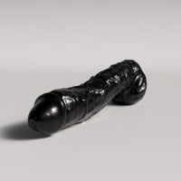 The Dick TD07 Remy Dildo Black