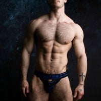 Locker Gear LK0120 Watch It Hard Jockstrap Blue