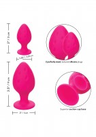 CalExotics Cheeky Anal Plugs Pink