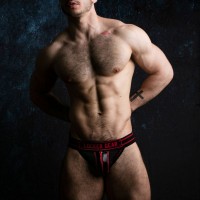 Locker Gear LK0220 Massive Rude Jockstrap Red