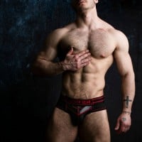 Locker Gear LK0321 Watch It Hard Brief Red