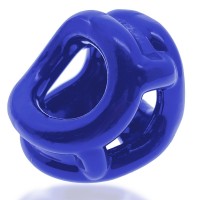 Erekčný krúžok a naťahovač semenníkov Oxballs Cocksling Air modrý