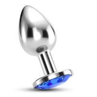 Crushious Bijou Anal Jewel Plug Medium Blue