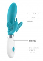 Luminous Alexios Rabbit Vibrator Turquoise