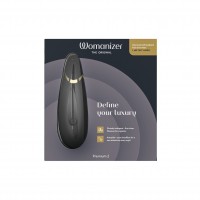 Womanizer Premium 2 Clit Stimulator Black