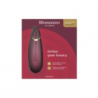 Womanizer Premium 2 Clit Stimulator Bordeaux
