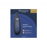 Womanizer Premium 2 Clit Stimulator Blueberry