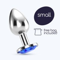 Crushious Bijou Anal Jewel Plug Small Blue