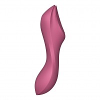 Vibrátor s tlakovými vlnami Satisfyer Curvy Trinity 3 červený