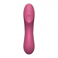 Vibrátor s tlakovými vlnami Satisfyer Curvy Trinity 3 červený