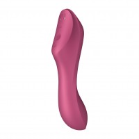 Vibrátor s tlakovými vlnami Satisfyer Curvy Trinity 3 červený