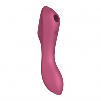 Vibrátor s tlakovými vlnami Satisfyer Curvy Trinity 3 červený