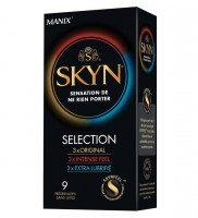 Kondómy Skyn Selection 9 ks