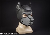 Mr. S Leather Neoprene K9 Hood Grey