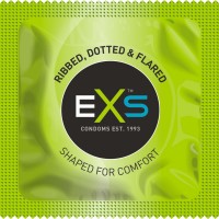 EXS Ribbed & Dotted Condoms 100 Pack