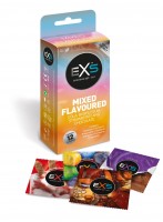 EXS Mixed Flavoured Condoms 12 Pack