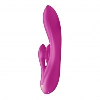 Silikónový vibrátor Satisfyer Double Flex fialový