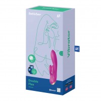 Silikonový vibrátor Satisfyer Double Flex fialový