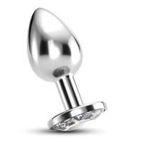 Crushious Bijou Anal Jewel Plug Small Clear