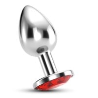 Crushious Bijou Anal Jewel Plug Large Red