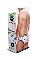 Prowler Pride Paw Brief Black White