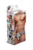 Prowler Pride Love & Peace 1 Brief Black Rainbow