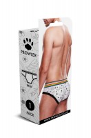 Prowler Pride Love & Peace 3 Brief Black White