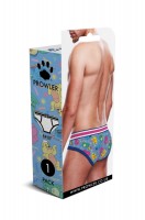 Prowler Beach Bears Brief Blue Pink