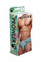 Prowler Beach Brief Green White