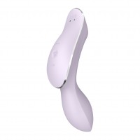 Vibrátor s tlakovými vlnami Satisfyer Curvy Trinity 2 fialový