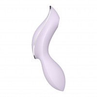 Vibrátor s tlakovými vlnami Satisfyer Curvy Trinity 2 fialový