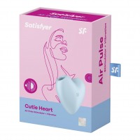 Stimulátor klitorisu Satisfyer Cutie Heart modrý