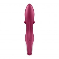 Satisfyer Embrace Me Silicone Vibrator Berry
