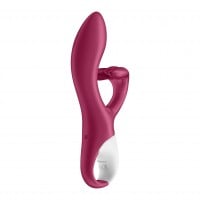 Satisfyer Embrace Me Silicone Vibrator Berry