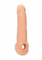 Návlek na penis RealRock Penis Sleeve 9″ tělový