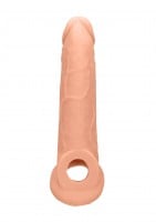 Návlek na penis RealRock Penis Sleeve 9″ tělový