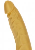 Silikonový vibrátor ToyJoy Get Real Gold Dicker Slim