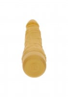 Silikónový vibrátor ToyJoy Get Real Gold Dicker Slim