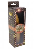 ToyJoy Get Real Gold Dicker Slim Silicone Vibrator