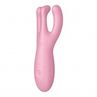 Prikladací vibrátor Satisfyer Threesome 4 ružový