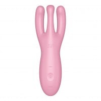 Prikladací vibrátor Satisfyer Threesome 4 ružový